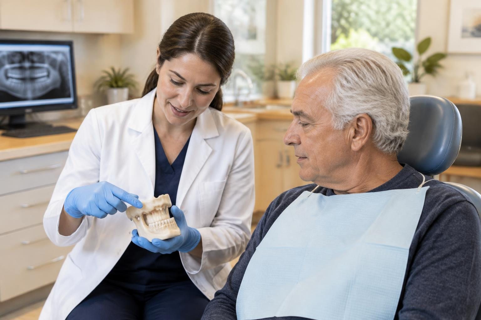 Illustrative dental extractions dental photograph, not the YV Dental team or premises