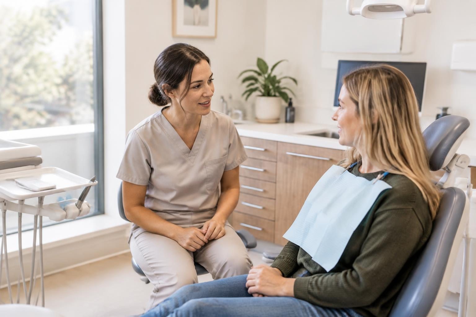 Illustrative new patients dental photograph, not the YV Dental team or premises