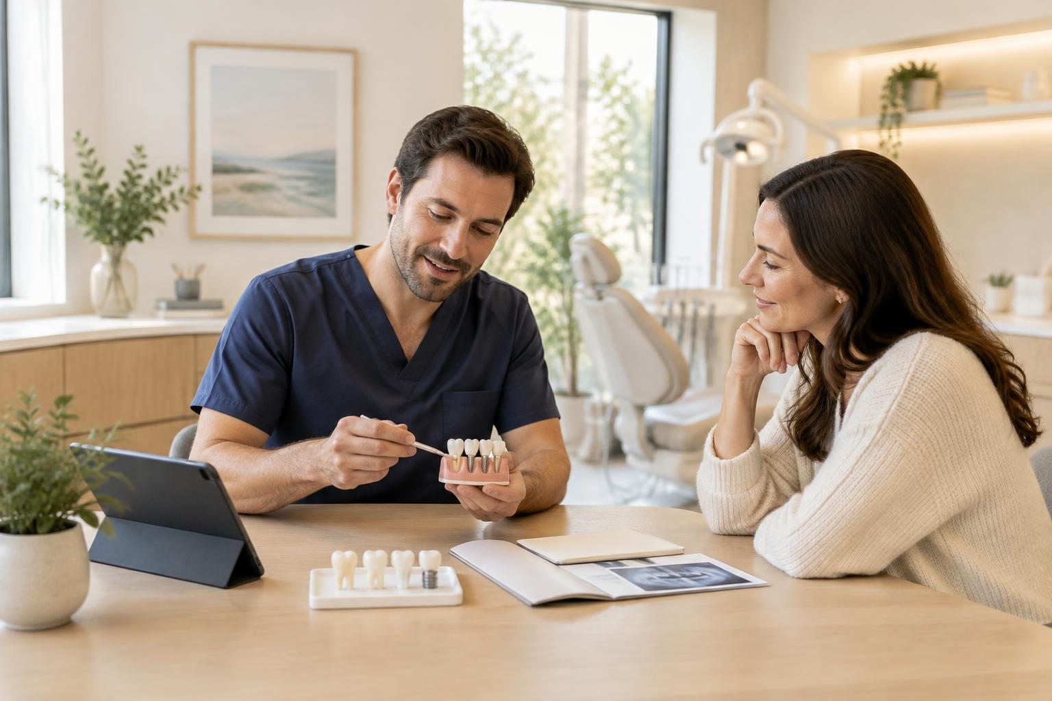 Illustrative payment options dental photograph, not the YV Dental team or premises