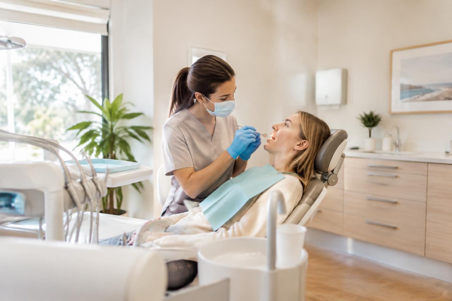 Illustrative treatments dental photograph, not the YV Dental team or premises